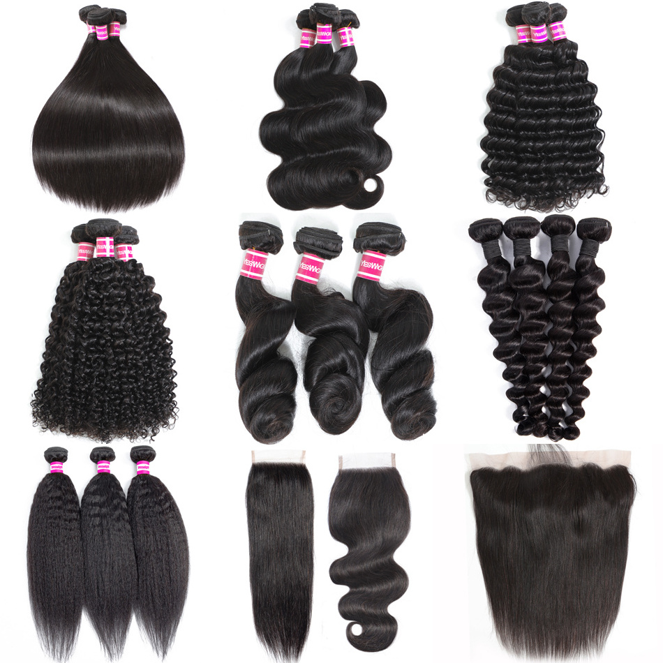 Wholesale Loose Deep Human Hair Yeswigs Top Quality Extension Bundles Brazilian Human Hair Weave Most Expensive Remy Hair