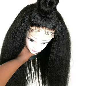 Unprocessed 10a Mongolian Human Virgin Hair Wig For Black Women YesWigs Kinky Straight Short Pixie Cut Full HD Lace Closure Wig