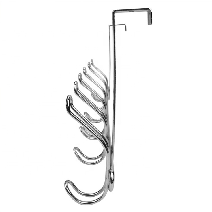 Home Organizer Over The door Hook 12 Door stop Hook Rack Decorative Metal over the door hook hanger For Clothes Coat Rack