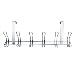 Home Organizer Over The door Hook 12 Door stop Hook Rack Decorative Metal over the door hook hanger For Clothes Coat Rack