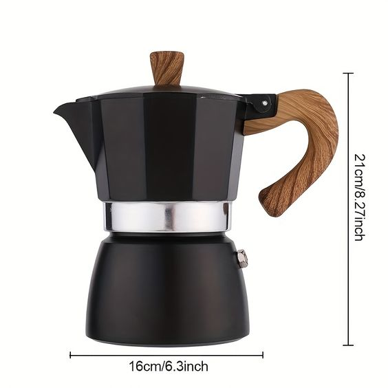 Italian Style Espresso Moka Pot Aluminum 150/300ml Stovetop Camping Manual Cuban Coffee Percolator