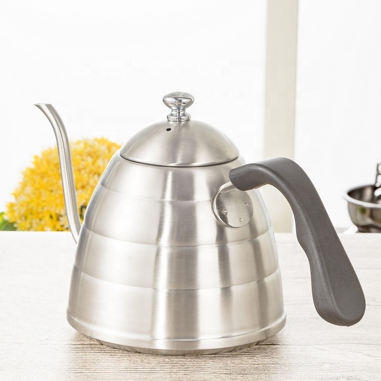 Hot  Sale Stainless Steel Pour Over Gooseneck Tea Coffee Drip Kettle for Induction