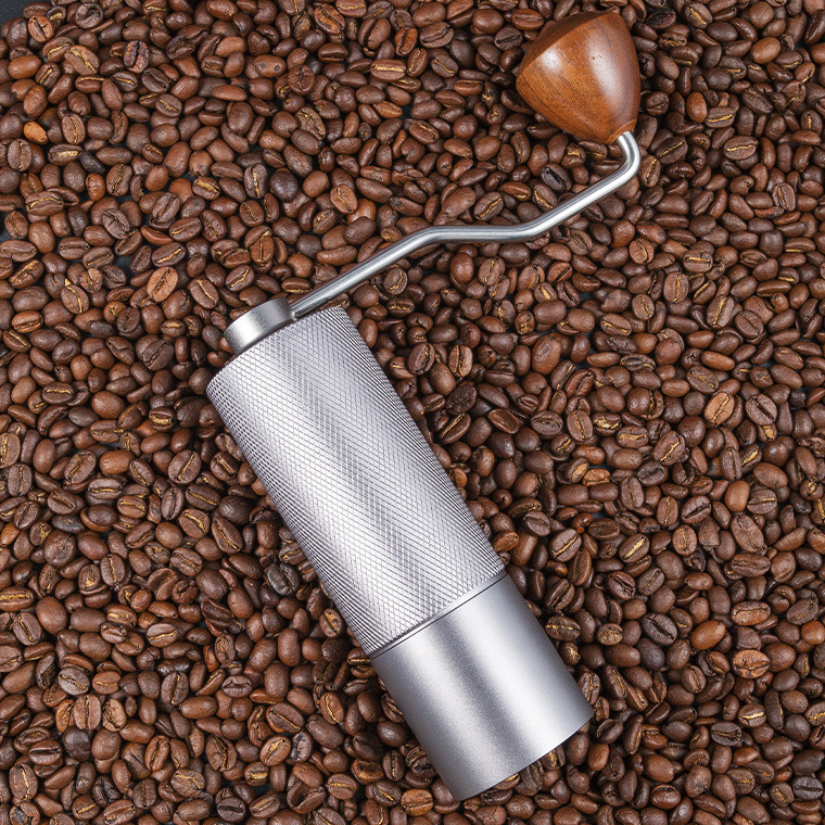 Customized Logo Portable Wholesale Stainless Steel Manual Burr Adjustable Coarseness Coffee Grinder