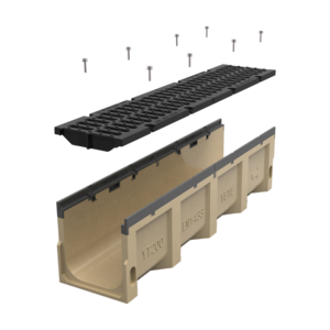 Factory Sales Popular Heavy Duty Polymer Concrete Drainage Channel with Ductile Cast Iron Grating