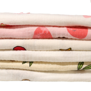 Wholesale Gauze Print 100% Cotton Muslin Fabric For Baby