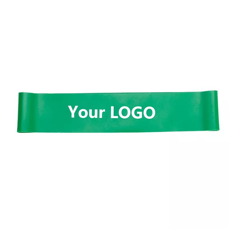 YETFUL Custom Printed logo Yoga Stretch Band Latex Exercise Mini Loop Band Resistance Band