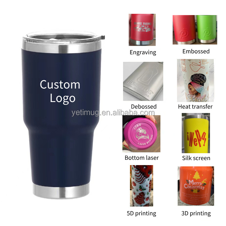 Wholesale Tasse A Cafe Copos Termico Car Insulate Tumblers Cups Cup Tazas Vaso Copo Powder Coated Tumbler Travel Mug Cup