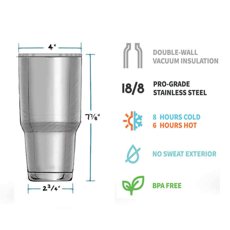 Yetitumbler 30 Oz 20 Oz 14 Oz 12 Oz 36 Oz Insulated Stainless Steel Tumbler 30oz 20oz 12oz 10oz Magnetic Lids Tumbler