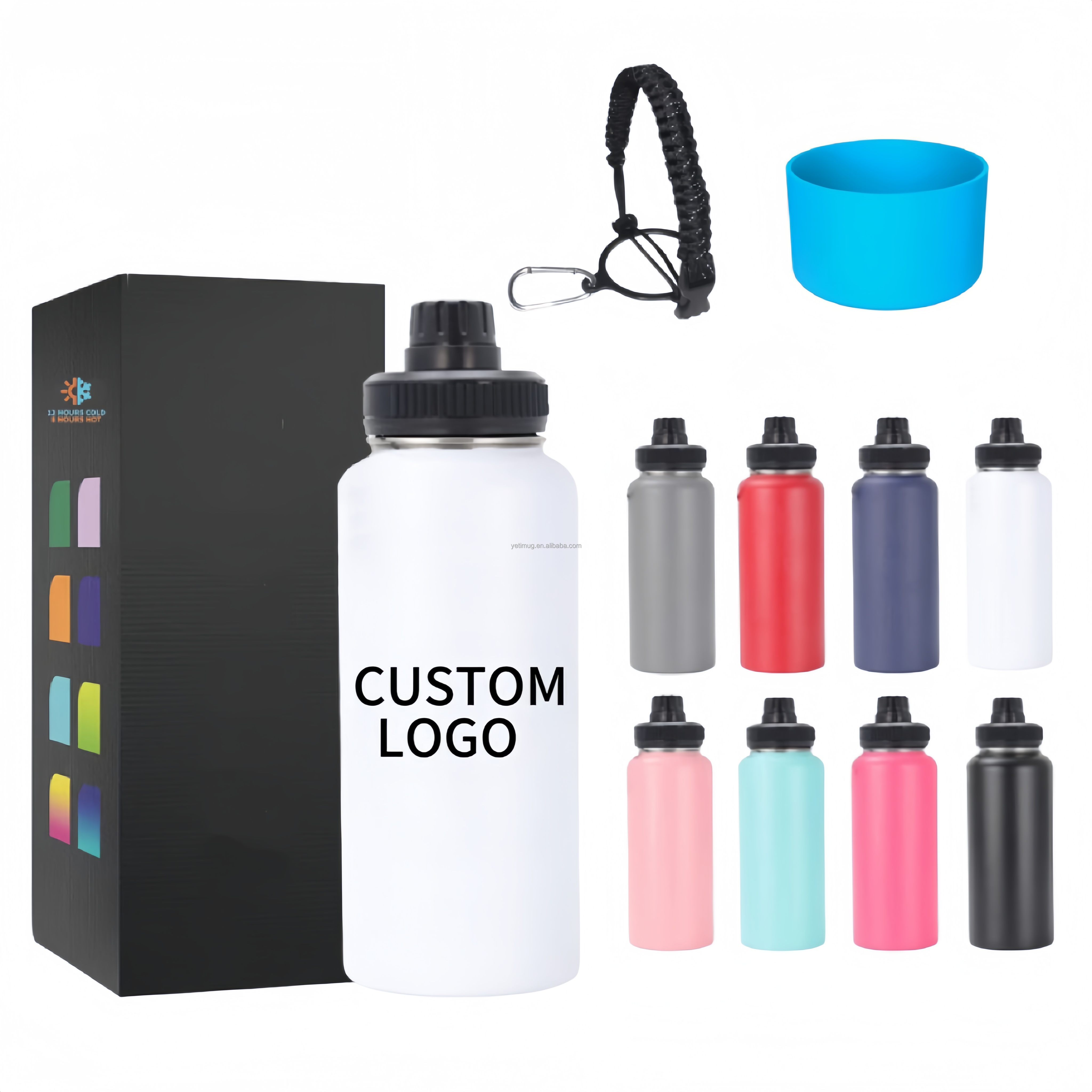 Friendly Sublimation Camping Insulated 304 Stainless Steel Vacuum Flask Termos Bottle Sports Gym Travel Hot Water Bottle for Kid