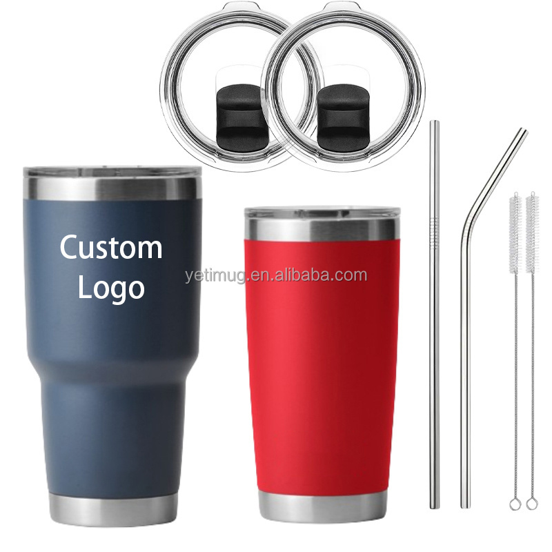 Wholesale 30oz 20oz Tumblers Stainless Steel Termos Double Wall Vacuum Vasos Keep Cooler 14oz Coffee cup Travel Car Mugs