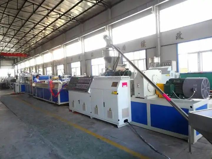 Wood Plastic Composited Product Making Machine/PVC WPC Door Floor Decorative Profile Board Panel Extrusion Production Line