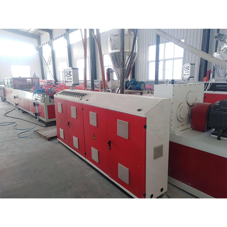 Wood Plastic Composited Product Making Machine/PVC WPC Door Floor Decorative Profile Board Panel Extrusion Production Line