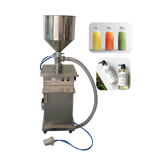 Semi automatic Piston cosmetic Cream lotion filling machine,bottled jam ketchup filler equipment