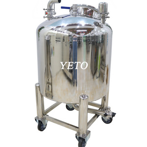 100-5000 gallon movable stainless steel storage tanks equipment for storing chemical cosmetic liquids lotion cream oil water