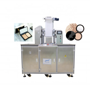 YETO SPA automatic aluminum plate power pressing eye shadow facial powder compact making machine