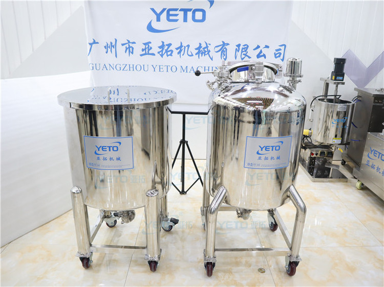 YETO Customized Chemical Storage Equipment cosmetic stainless steel 304 storage tank price