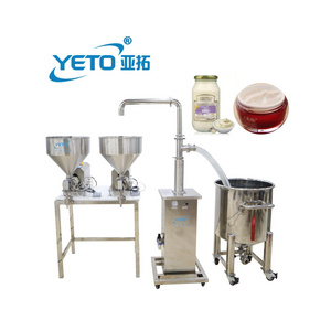 High viscosity thick cream paste butter Mayonnaise ketchup sauce jam food filling machine rotor lobe pump filling machine