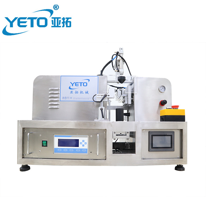 factory price desktop semi automatic ultrasonic plastic soft tube sealing machine for BB cream tube sealer