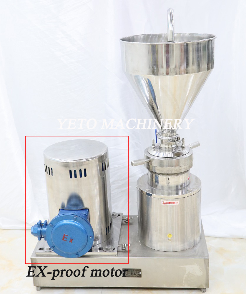 Stainless steel Colloid mill grinding machine for soy milk peanut butter chili  sauce hummus Sesame tahini tomato sauce grinder