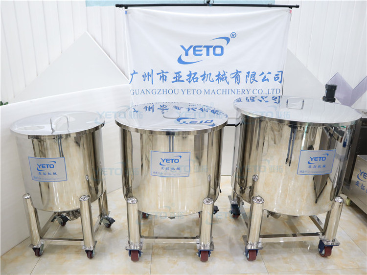 YETO Customized Chemical Storage Equipment cosmetic stainless steel 304 storage tank price