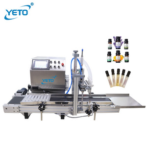 Desktop 6-head automatic small volume 10ml Liquid Filling Machine for syrup essential oil vial ampoule perfume sample bottle