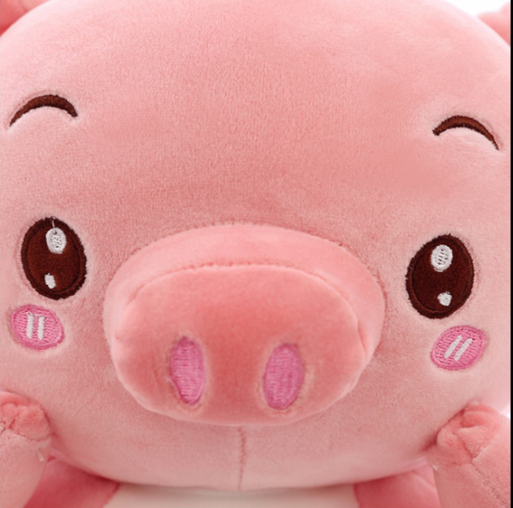 Custom OEM pig shape animal long pillow cushion supplier manufacturer factory