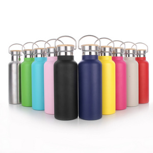 Sport Water Bottle With Straw Lid Big Mouth Stainless Steel Double Walled Vacuum Flask Insulated Water Bottle