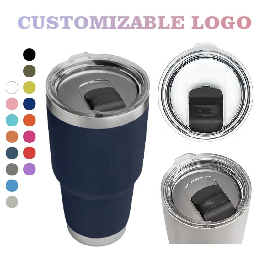 Tumblers wholesale bulk 20oz Coffee Cup Stainless Steel 30 Ounce Mug Travel yetys Tumbler With Magnetic Lid 10 36oz water bottle