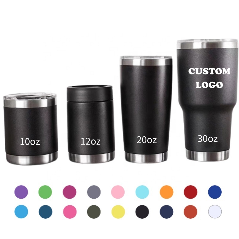 Wholesale Customized Logo 20oz/30oz Stainless Steel Tumbler Vacuum Insulated Tumblers Double Walled Stainless Steel Tumbler Mug