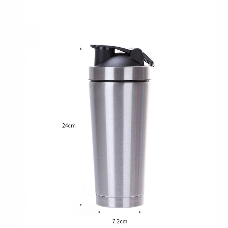 yeway hot sell wholesale double wall insulated protein shaker bottle stainless steel protein shaker bottle gym protein shaker