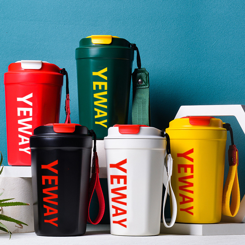 Yeway New Arrival Eco Stainless steel Coffee Mug Car Vacuum Mug Leak Proof Travel Tumbler Cup Gift Wasserglas Coffee Mug