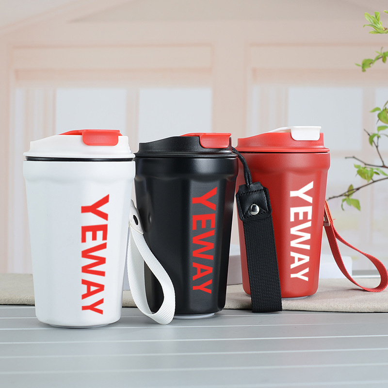 Yeway New Arrival Eco Stainless steel Coffee Mug Car Vacuum Mug Leak Proof Travel Tumbler Cup Gift Wasserglas Coffee Mug