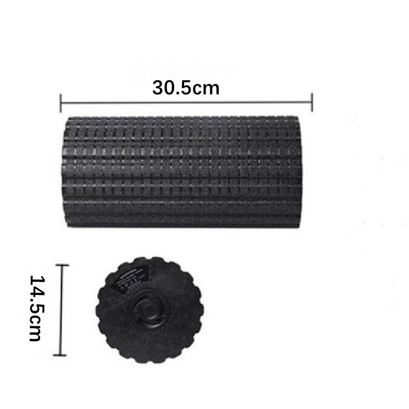 Women Epp Wave Recovery Home Rouleau En Mousse 13 Inch 4 Speed Gym Massage Sports Yoga Back Pain Vibrating Foam Roller Electric