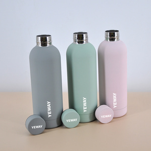 Yeway Ecofriendly Reusable botella de agua water bottle directly sell double wall stainless steel custom yoga sport water bottle