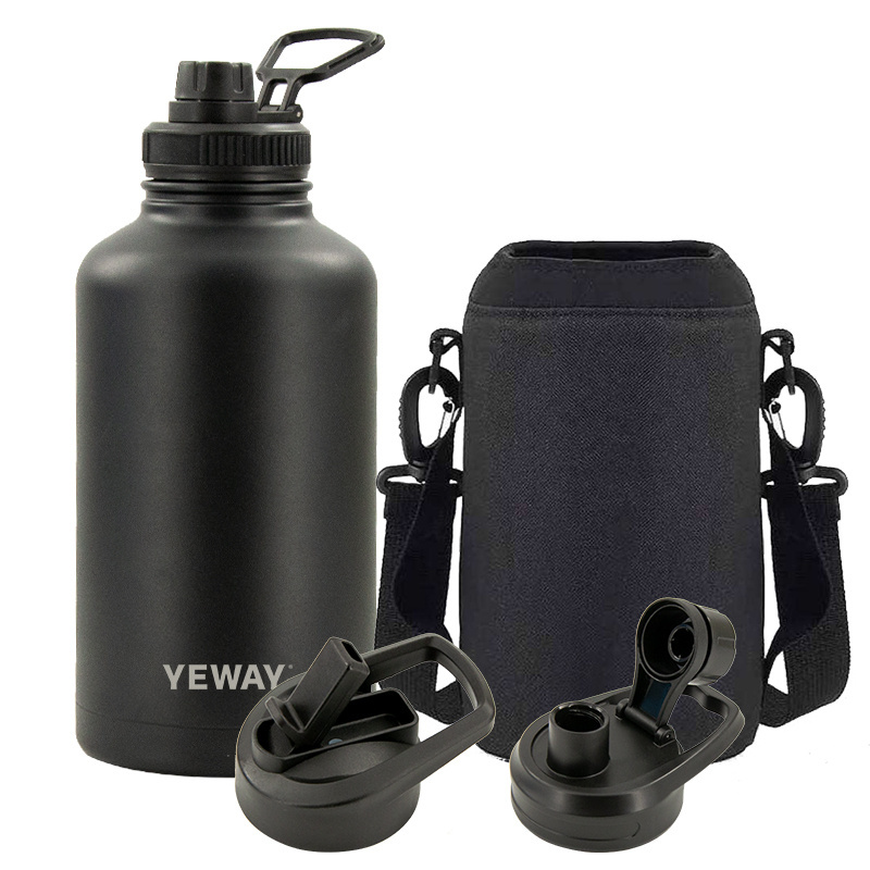 Yeway Travel Eco-Friendly Vacuum Insulated Stainless Flask Steel Water bottle 64 Oz Vacuum Flask