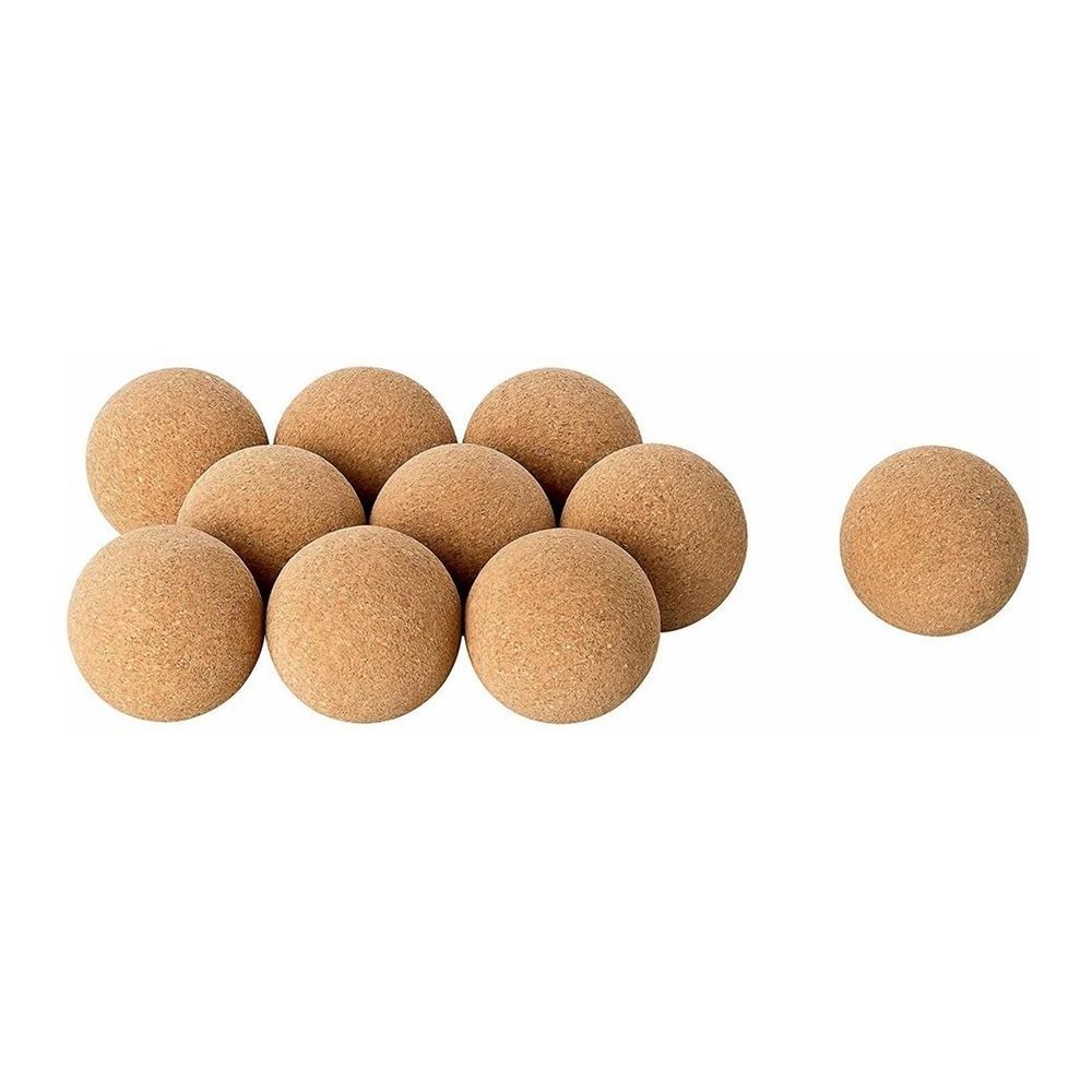 Yeway Shop Sign High Density 100% Natural Cork Massage Peanut Ball Logo Customized Available For Yoga Exercise