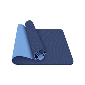 Yeway Yoga Mats Custom Logo Durable Double-Layer Tpe Custom Yoga Mat Degradable Non-Toxic Material 6Mm Non-Tear