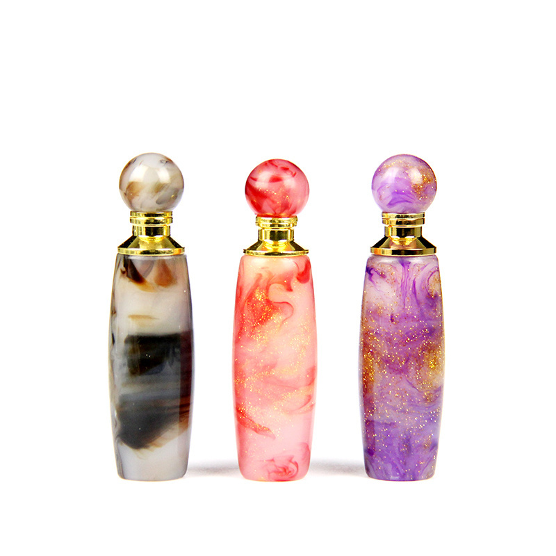 New Arrival 1ml Portable Cylinder Stock Resin Empty Luxury Perfume Packaging Bottles