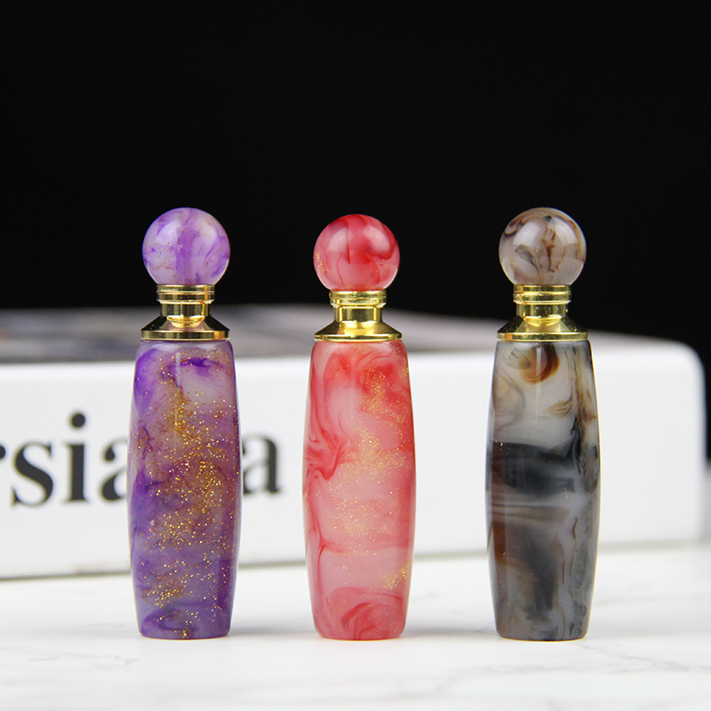 New Arrival 1ml Portable Cylinder Stock Resin Empty Luxury Perfume Packaging Bottles