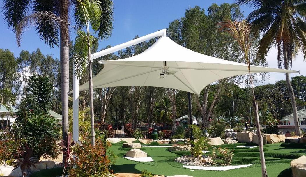 Waterproof Steel Tension Tensile Fabric Umbrella Canopy Steel Building Membrane Structure