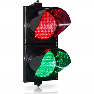 Red/Green Stop warning Light, Traffic Signal Light, PC Housing Waterproof IP68 5 Years Warranty Industrial LED Traffic Light