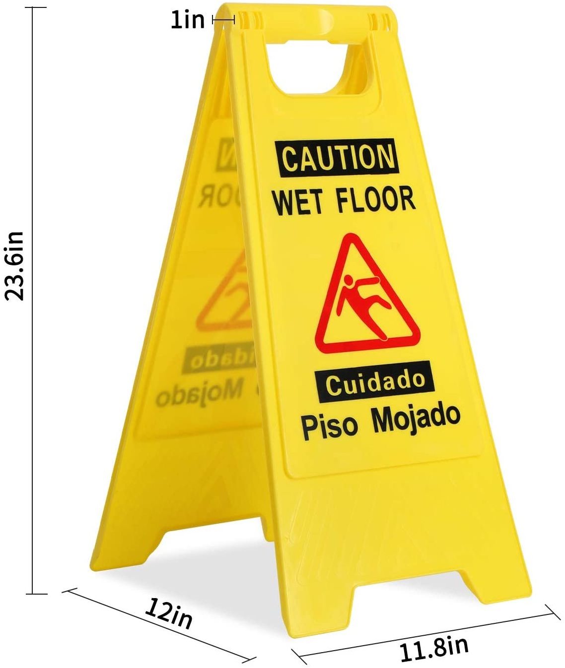 Collapsible Road Potential Hazard Warning Wet Floor Caution Pavement Signs