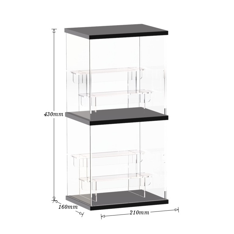 Customized specifications rack lego acrylic display box clear acrylic box with lid acrylic table display