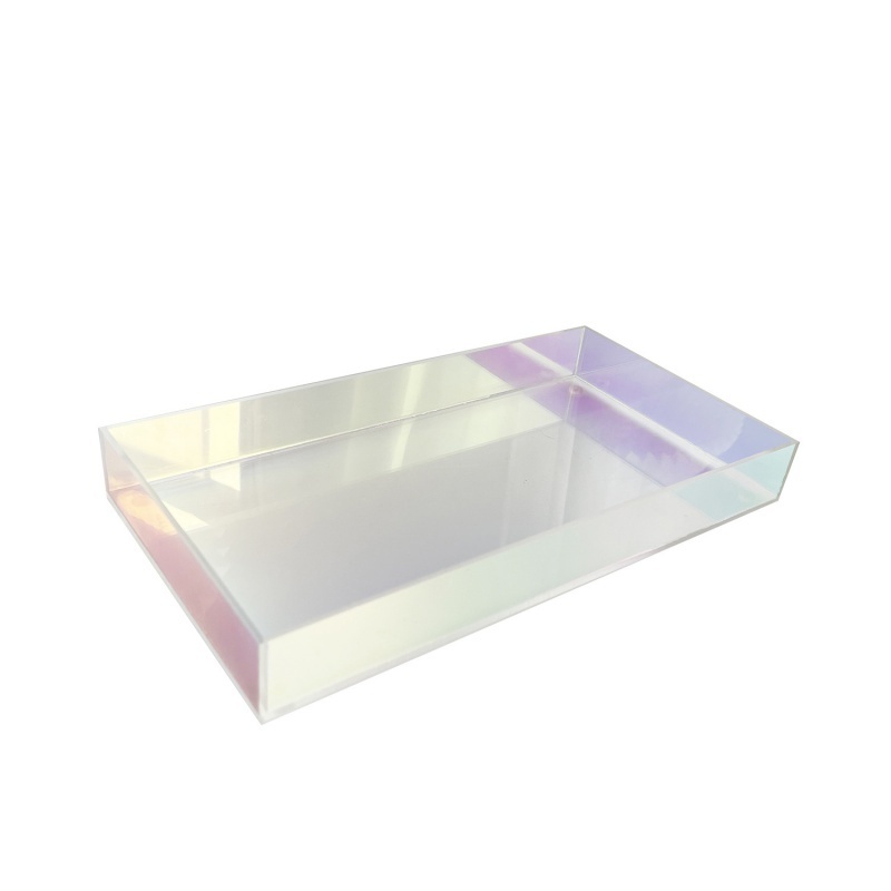 Factory direct sales neon acrylic tray with handles holder tray acrylic macaroon with insert wholesale