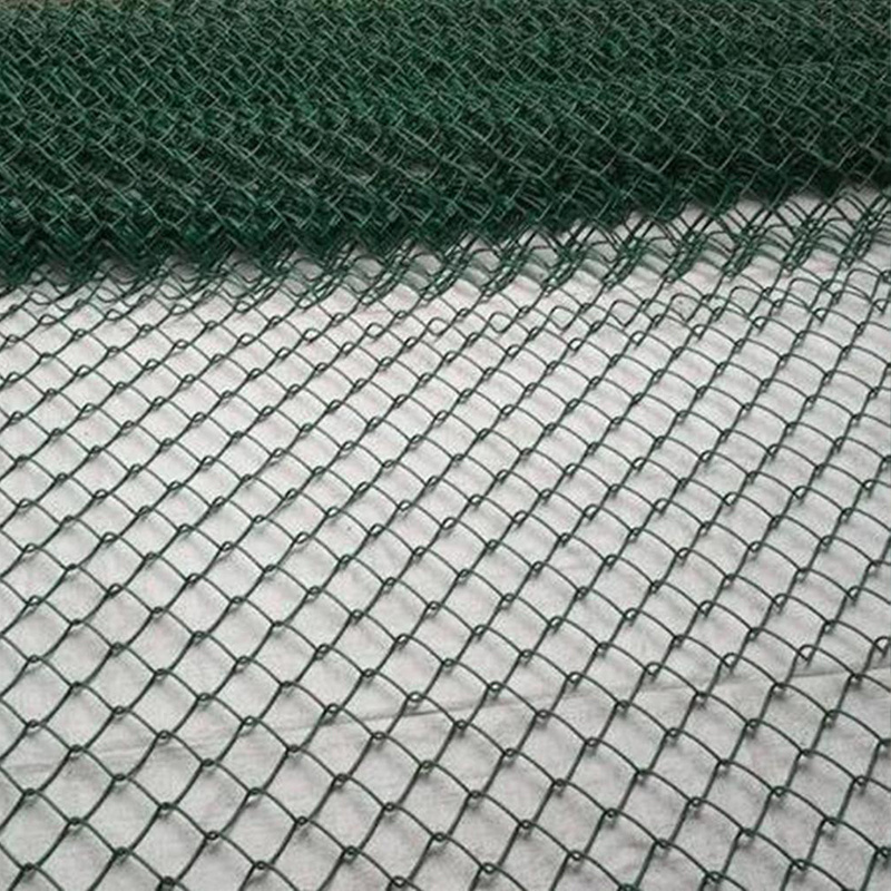 High quality good price green pvc chain link fence extension