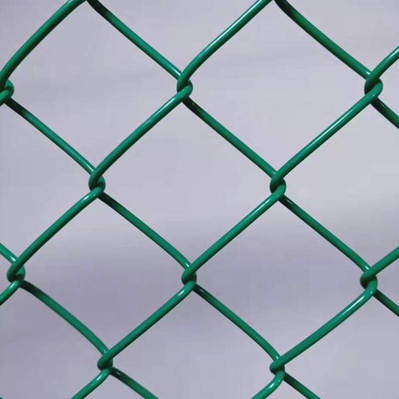 Hot sale 6.6ft chain link security fence weave removable chain link fence with post