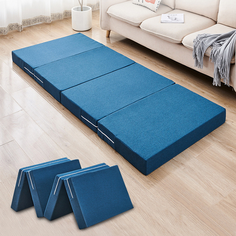 School student for children folded sleep sponge foam floor bed mattress for folding bed