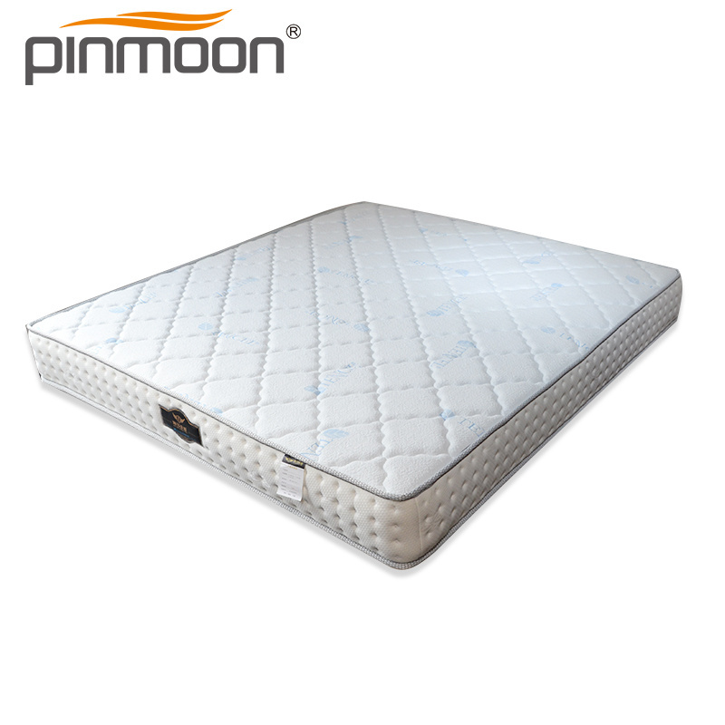 5 Zone Pocket Spring Bed Mattress Breathable Anti-mite Tencel Fabric Memory Foam Hotel Mattress With Box