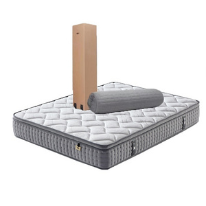 12 Inches Hotsale Hilton Hotel Mattress Queen Size Convoluted Foam Sponge Massage Mattress Pocket Spring Coil and Foam,fabric