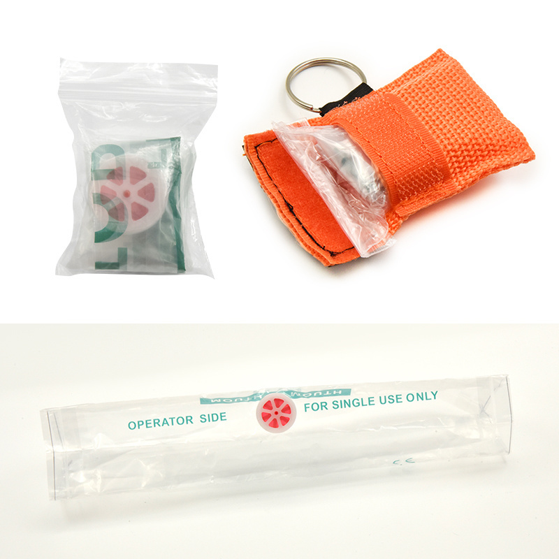 cpr mask adult first aid oxygen keychain training cpr mask breathing valves training cpr mask with resuscitator